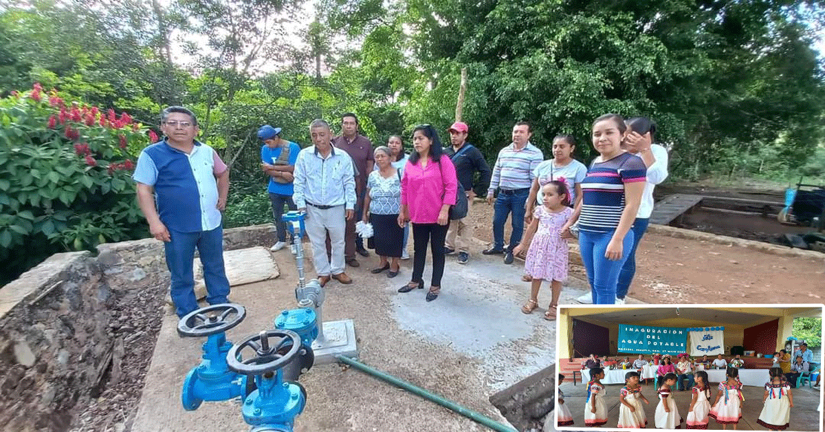 Inauguran sistema de bombeo de agua en Milkahual