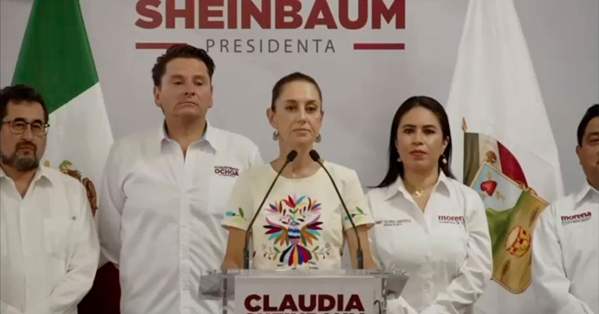 Claudia Sheinbaum hace llamado al INE para que informe a la ciudadanía que el 2 de junio son las elecciones