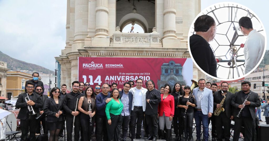 Festejo del 114 Aniversario del Reloj Monumental de Pachuca