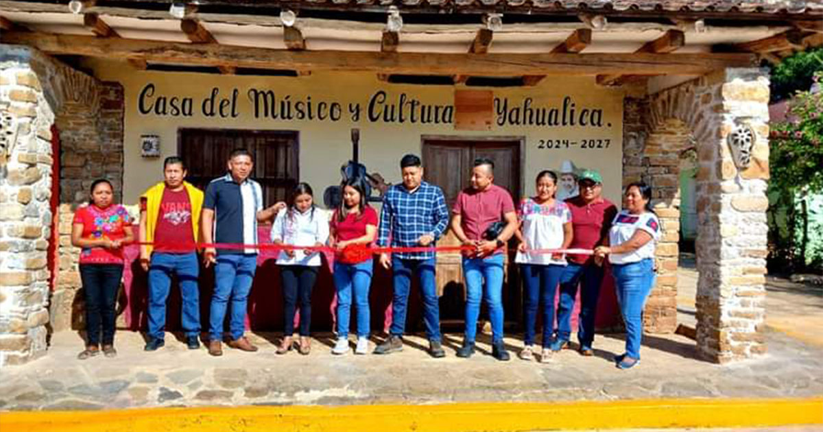 Inauguró Francisca Lara la Casa de la Cultura y la Música