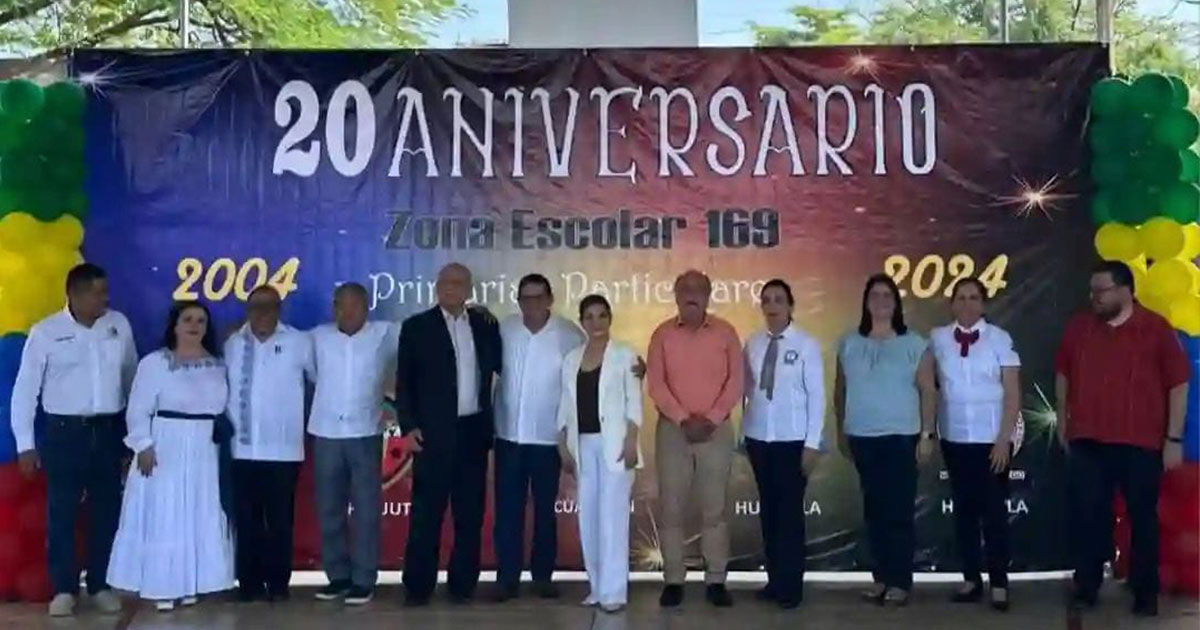 Celebran 20 aniversario de la creación de la zona escolar 169