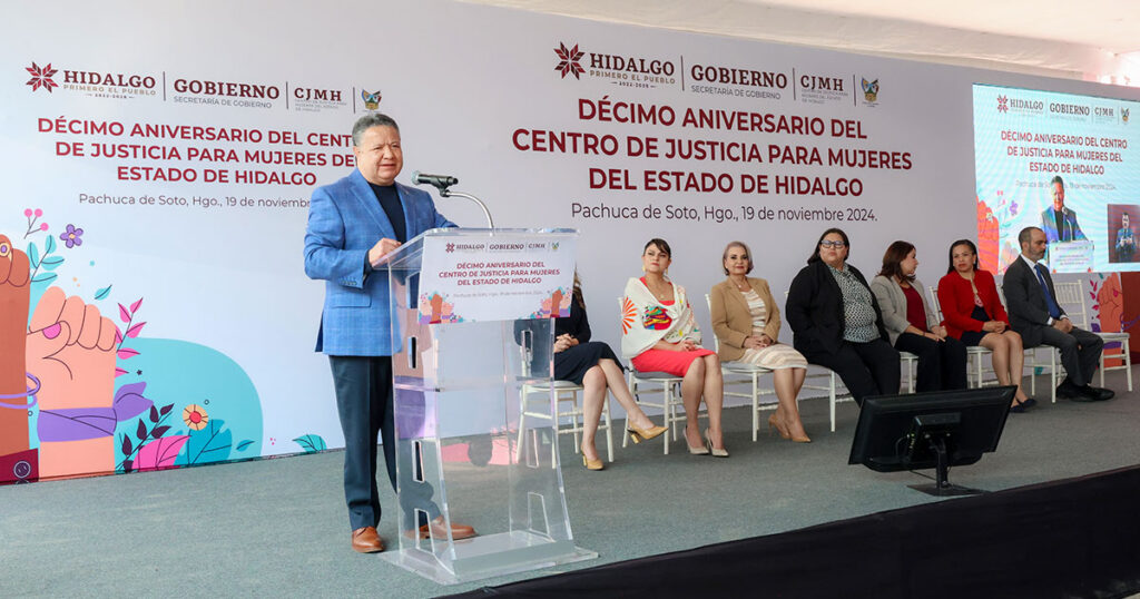 Conmemoran el X aniversario del Centro de Justicia para Mujeres de Hidalgo