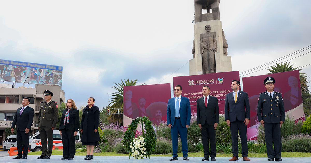 Conmemoran el 114 Aniversario de la Revolución Mexicana