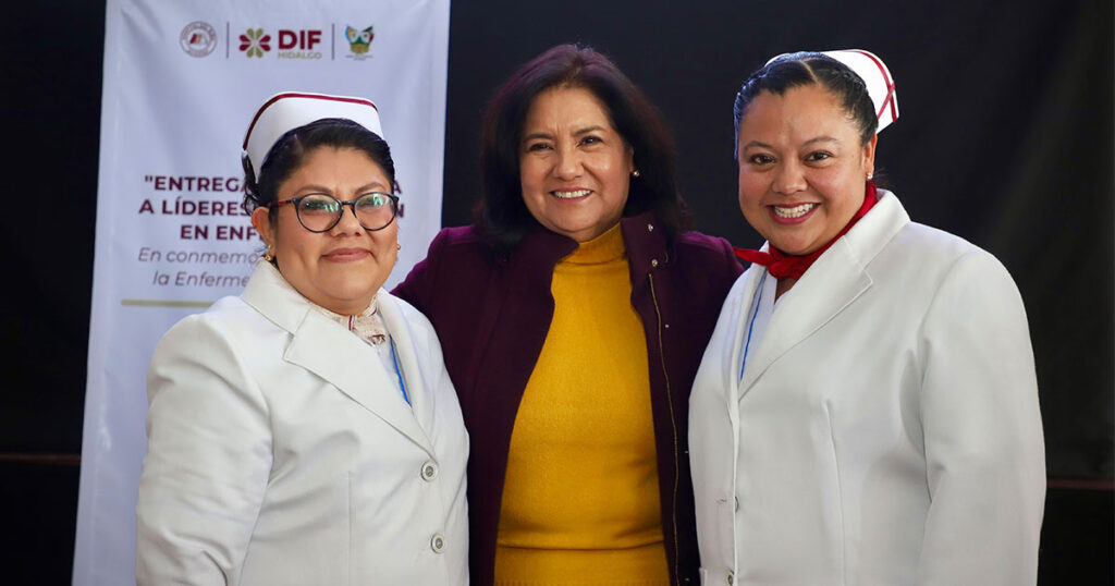 Edda Vite celebra y reconoce a las y los enfermeros del DIF Hidalgo