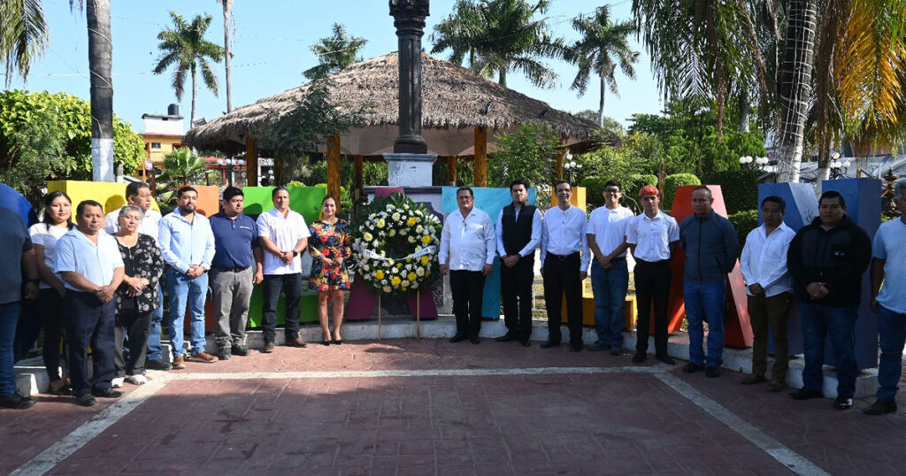 San Felipe Orizatlán conmemora el 219 aniversario del natalicio de Benito Juárez