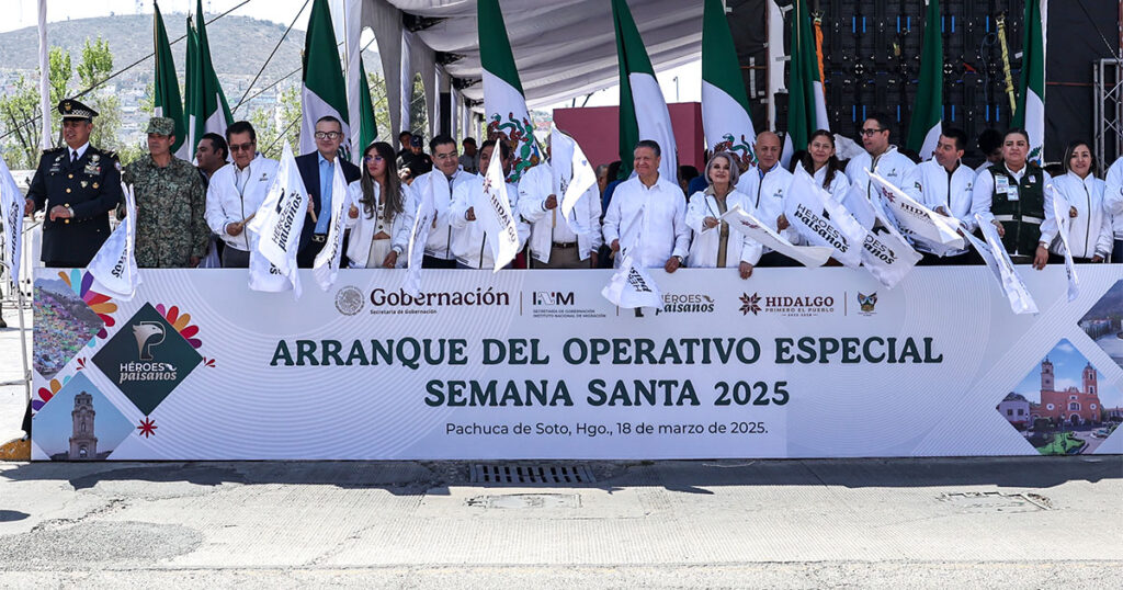 Arranca en Hidalgo Operativo Especial de Semana Santa 2025
