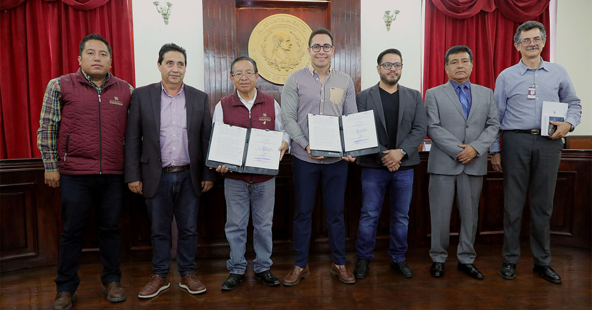 Pachuca e INDEMUN signan convenio de colaboración y fortalecimiento de la administración pública