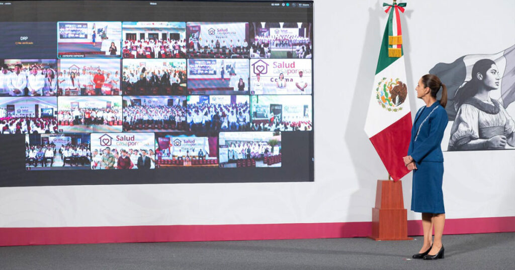 Presidenta Claudia Sheinbaum encabeza el arranque nacional del programa Salud Casa Por Casa