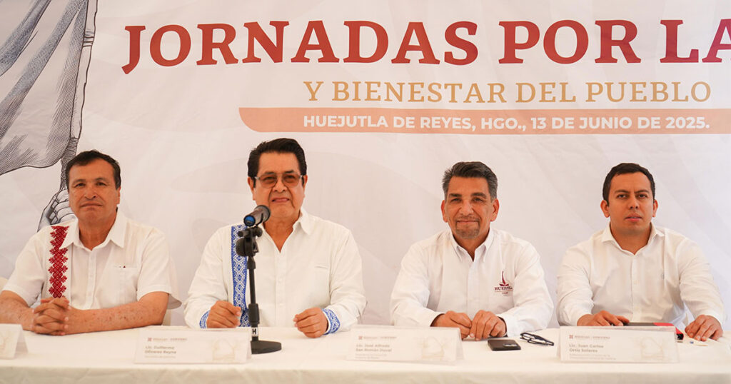 Alfredo San Román participa en Jornadas Por la Paz en Huejutla