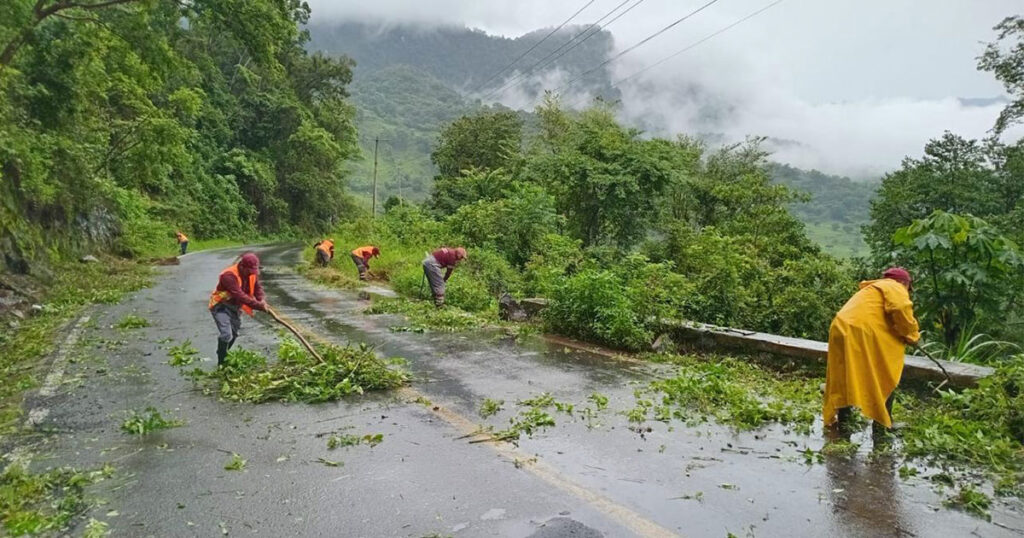 Gobierno de Hidalgo salvaguarda a la población ante impacto de lluvias
