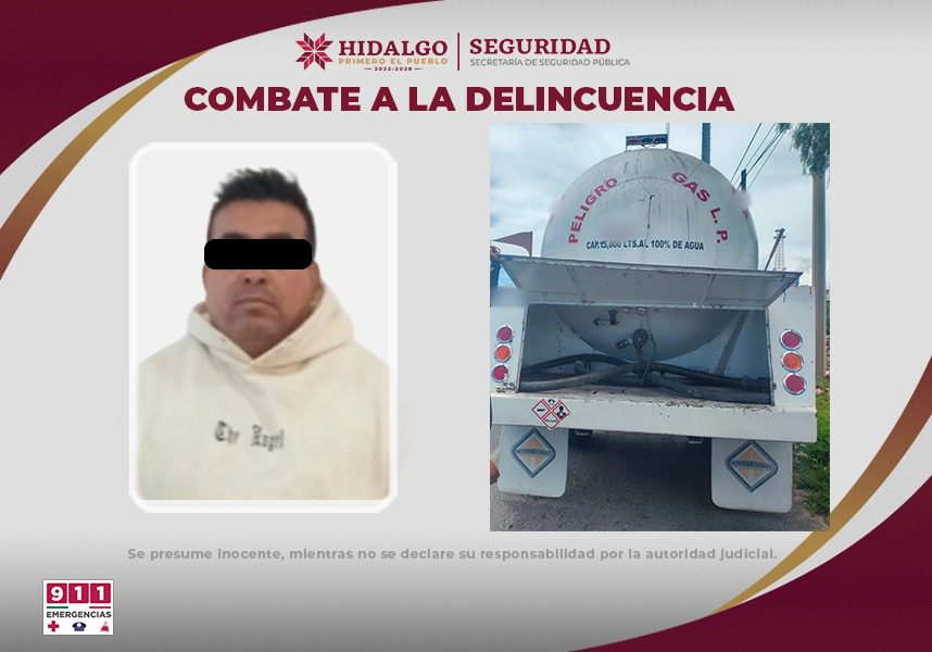 SSPH asegura pipa con 15 mil litros de combustible