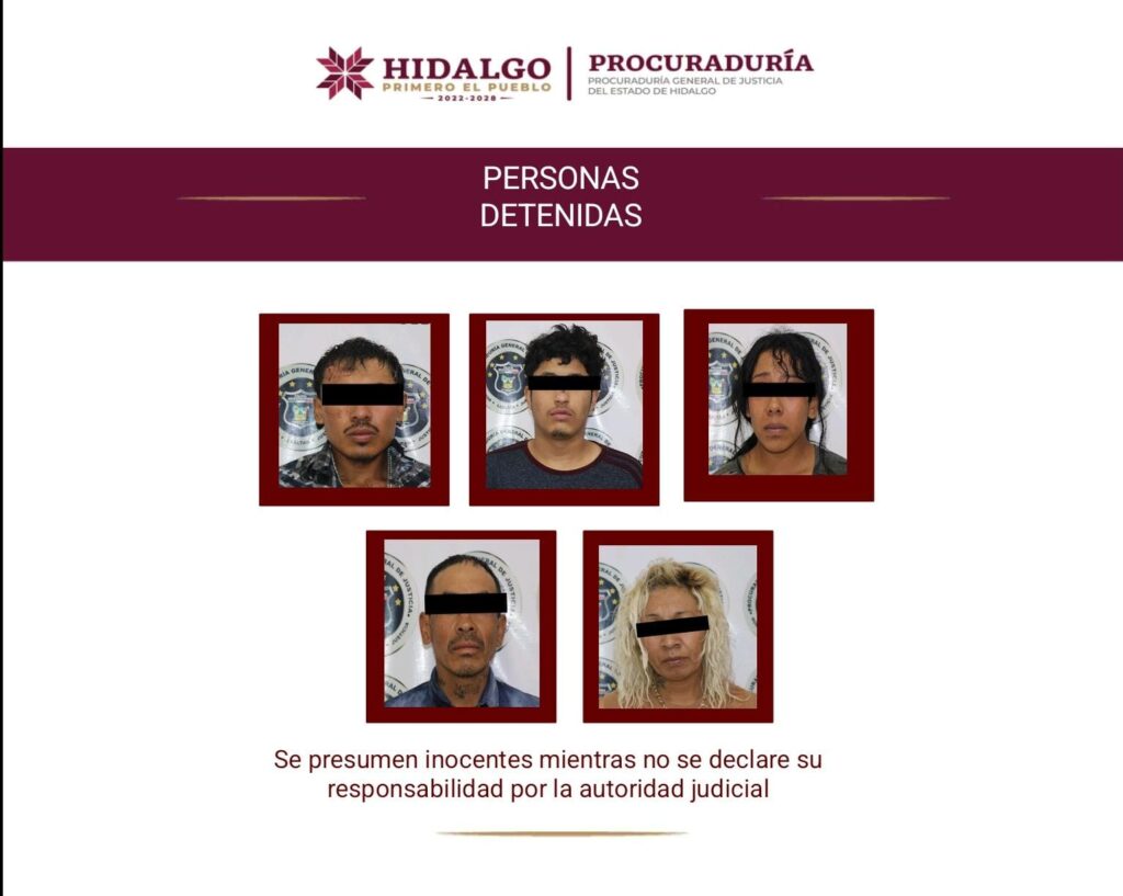 Cinco personas detenidas por agresión a personal ministerial