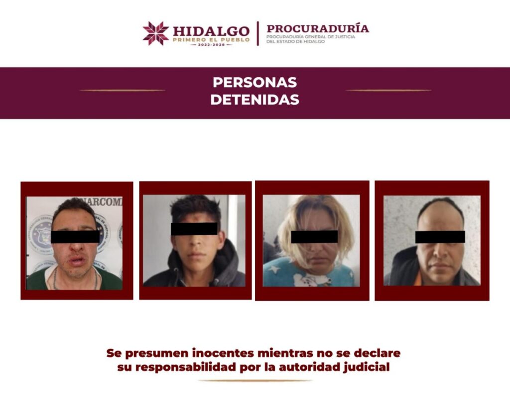 La PGJEH informa sobre la detención de cuatro personas investigadas por la agresión a dos agentes de la División de Investigación