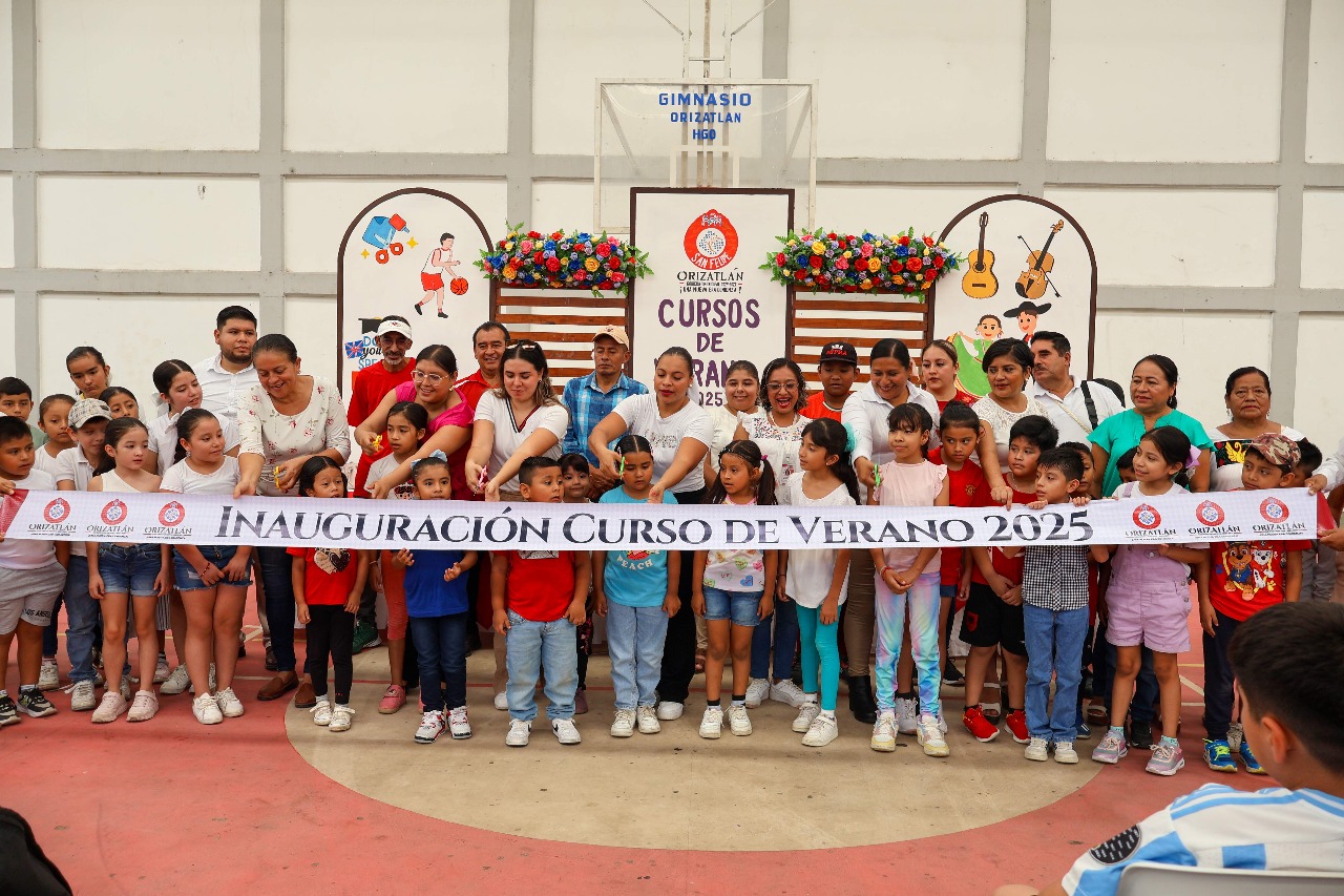 Inauguran curso de verano 2025 en San Felipe Orizatlán con 200 participantes.