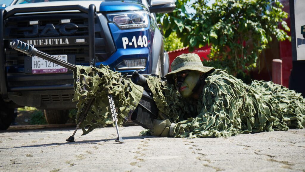 Realizan feria integral de seguridad y jornada “Si al desarme, si a la paz” en Huejutla