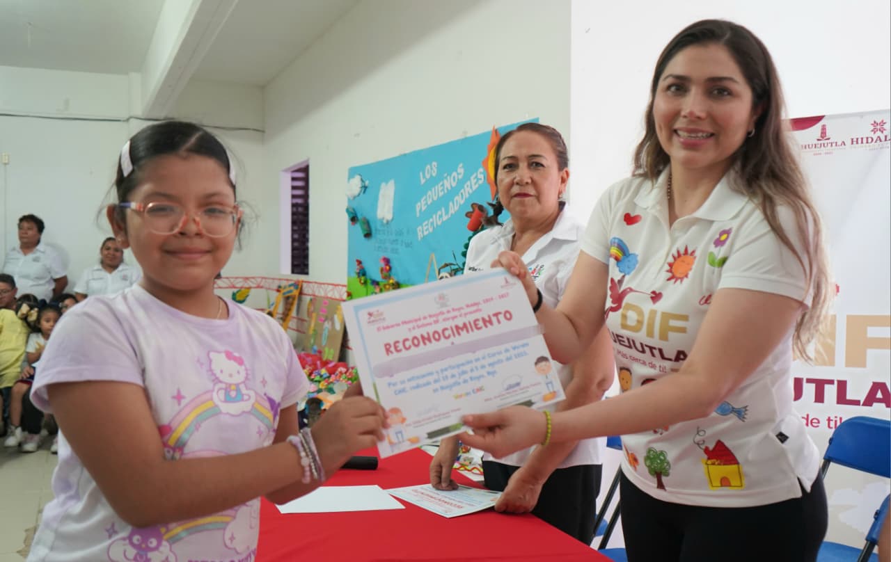Kristel Rodríguez encabeza clausura de cursos de verano en CAIC