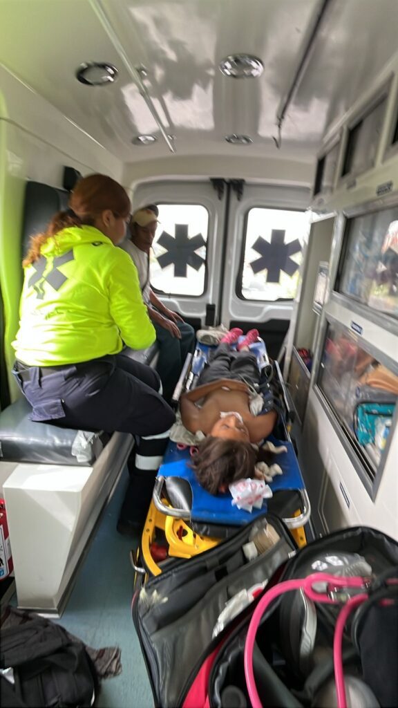 SSPH atiende accidente en Tolcayuca; tres personas resultan lesionadas