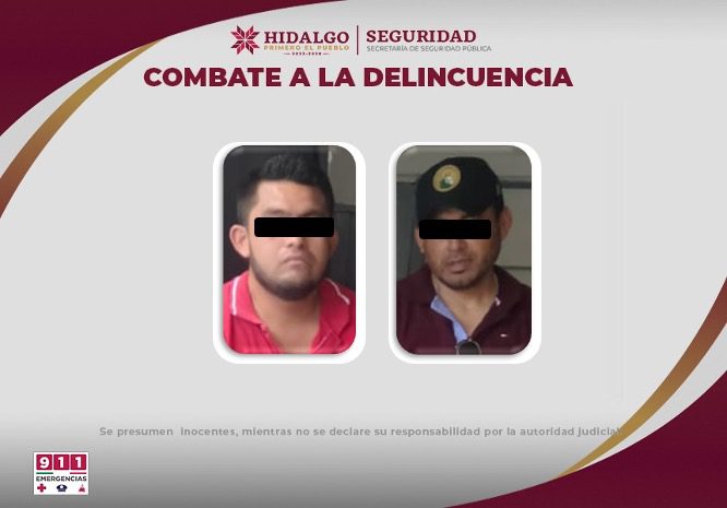 SSPH detiene a civiles por usurpación de funciones en patrulla del gobierno estatal