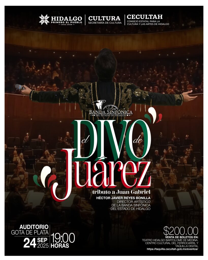 La Banda Sinfónica de Hidalgo rendirá homenaje al Divo de Juárez en el Gota de Plata 