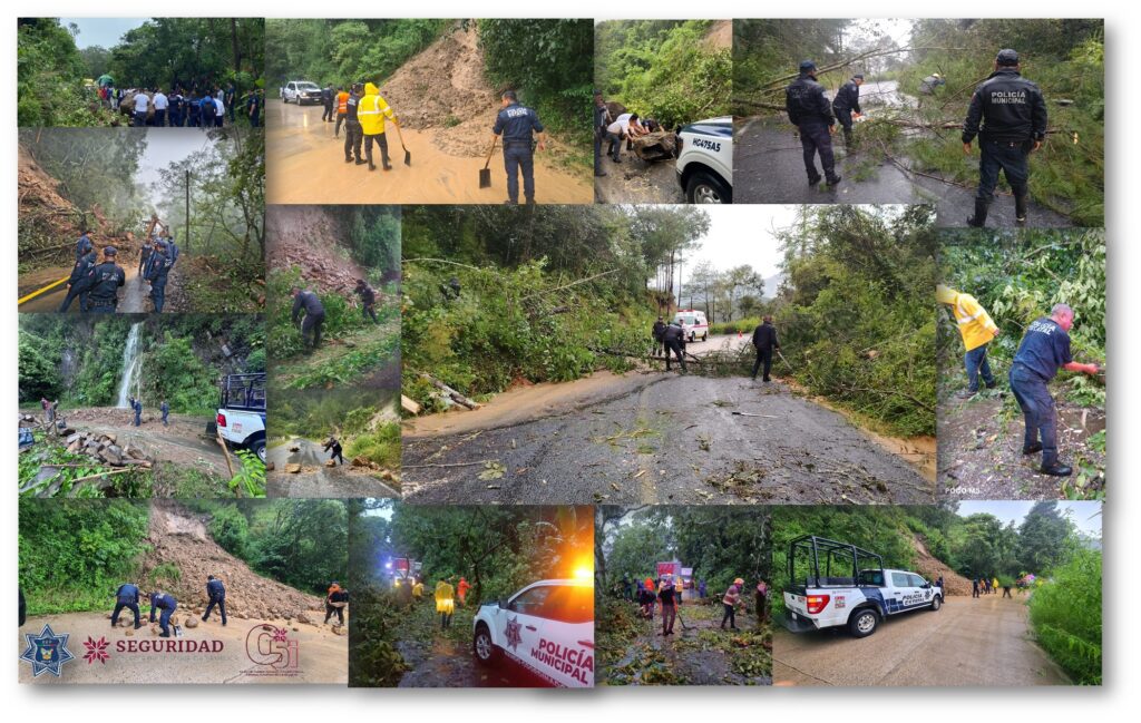 SSPH implementa operativos de prevención y rescate en Hidalgo por el fenómeno meteorológico “Priscilla” 