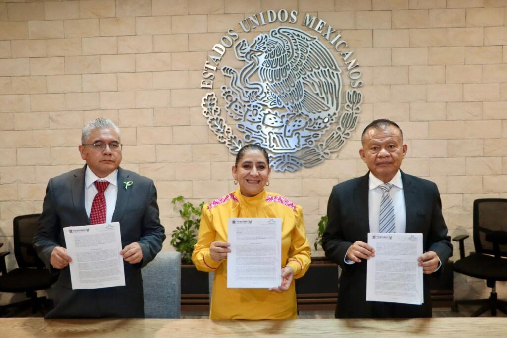 Nuevo impulso al turismo hidalguense con firma de colaboración entre Sectur y el AIFA