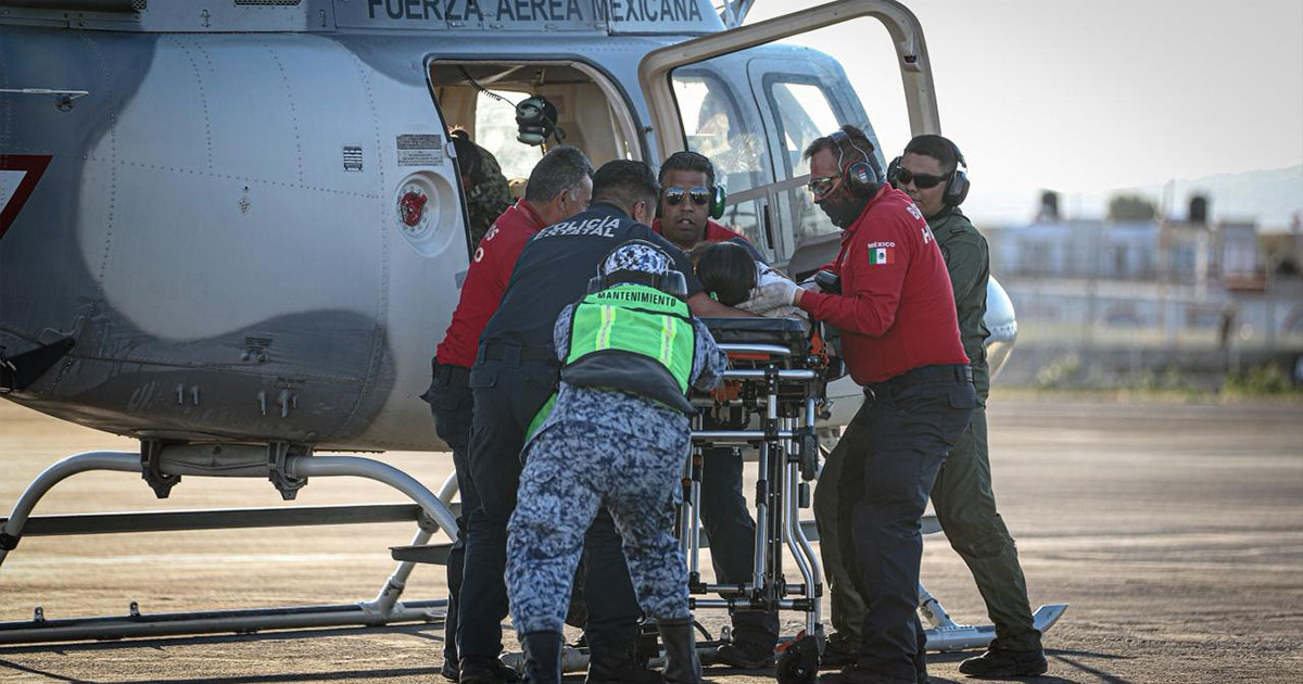 DIF Hidalgo coordina y brinda atención integral a 215 personas mediante puente aéreo