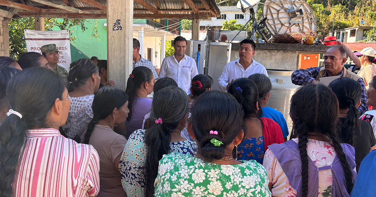CEAA instala 26 plantas potabilizadoras de agua en comunidades afectadas por lluvias.