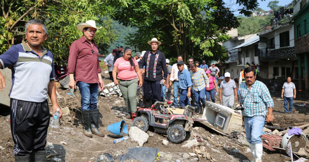 SEP federal y estatal evalúan daños en la región Otomí–Tepehua