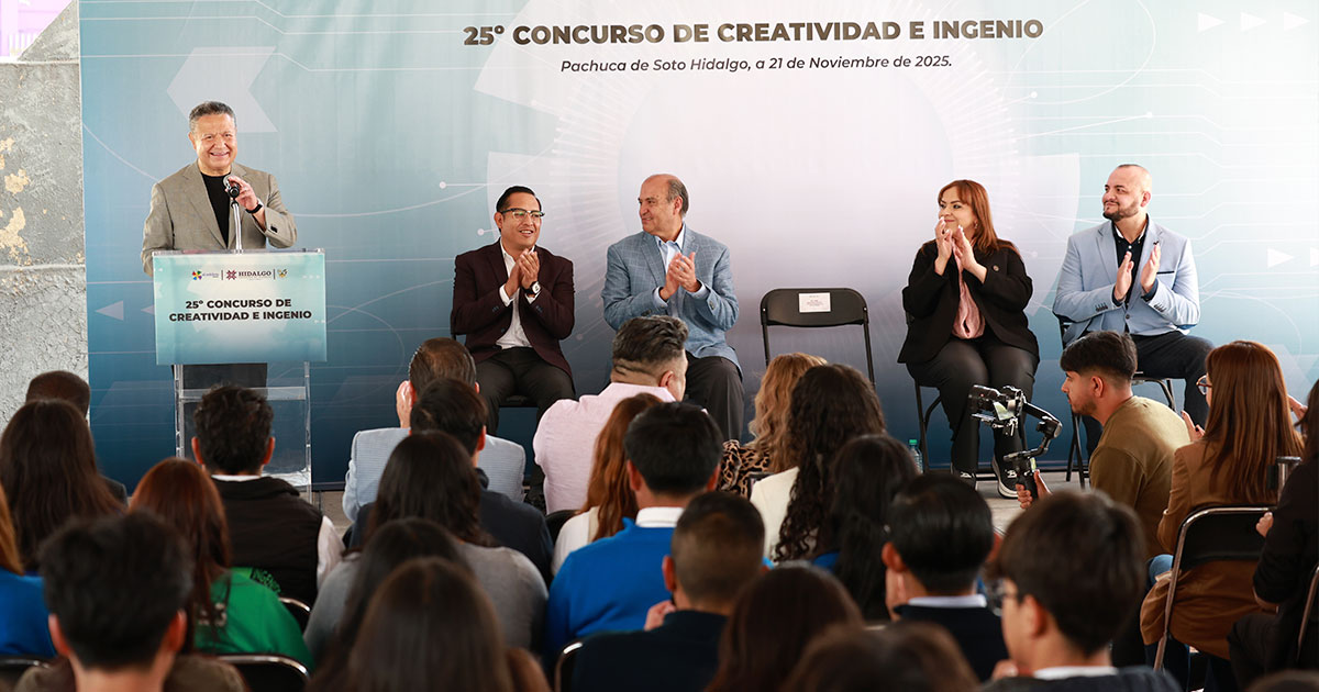 Julio Menchaca inaugura el 25.° Concurso de Creatividad e Ingenio