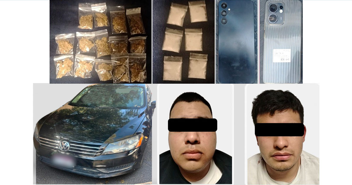 SSPH asegura a dos sujetos vinculados al robo de autopartes en Pachuca