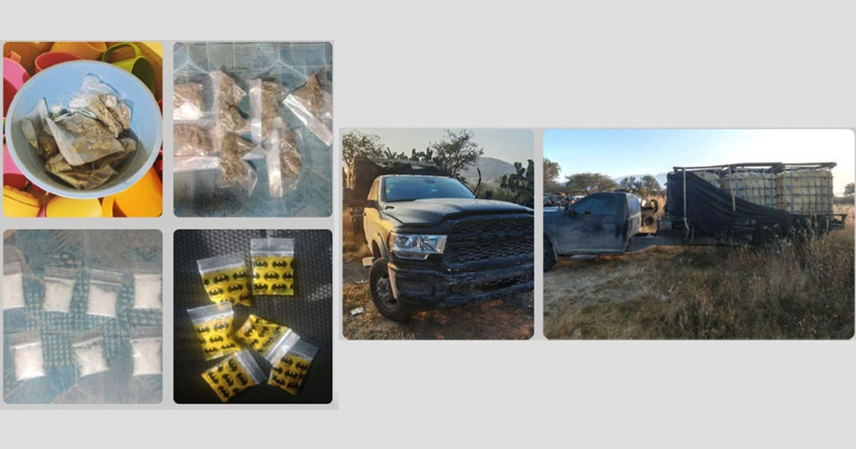 SSPH asegura predio utilizado para almacenamiento de droga e hidrocarburo