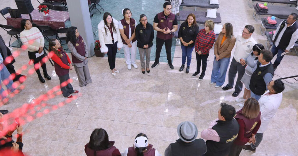 Pachuca reactiva su Refugio Invernal con servicios de atención integral