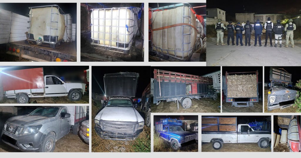 Golpe al crimen en Tula: Fuerzas de seguridad desmantelan centro de almacenamiento de hidrocarburo