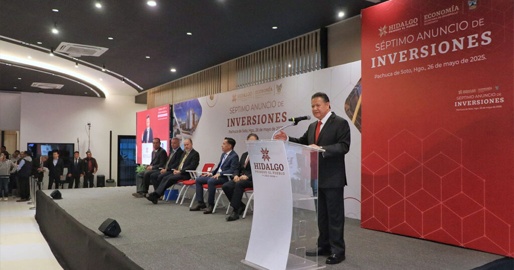 En 2025 Hidalgo alcanzó inversión histórica con más de 117 mmdp y 157 mil empleos generados