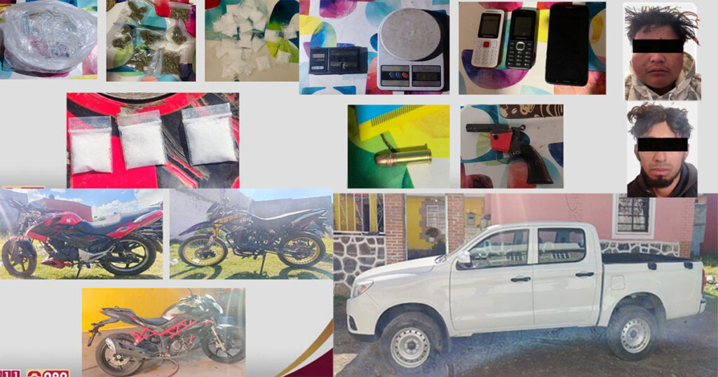 SSPH desarticula punto de venta de droga en Singuilucan