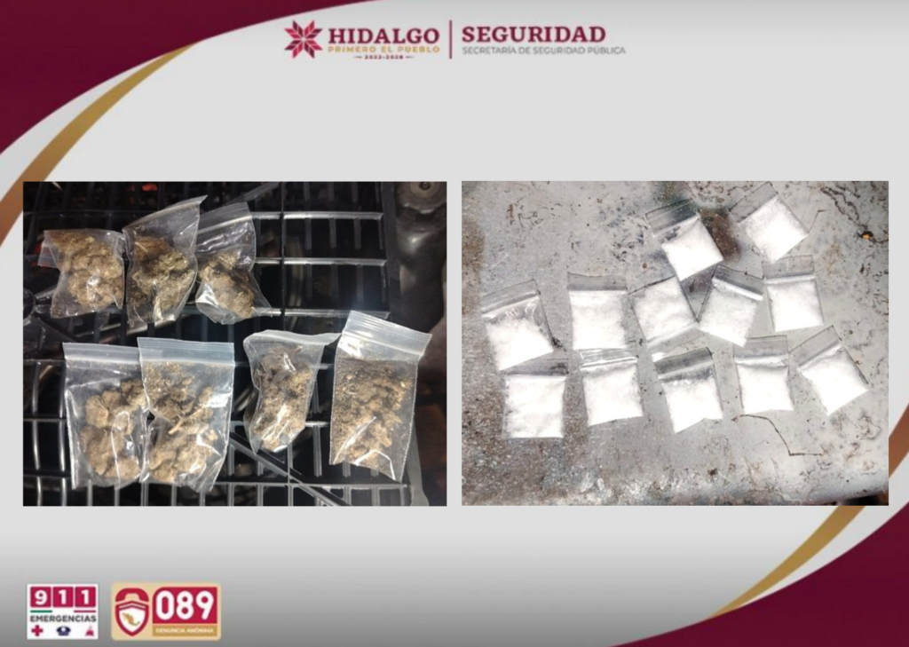 Aseguran en Tianguistengo predios vinculados al desvalijamiento de motocicletas y venta de narcóticos