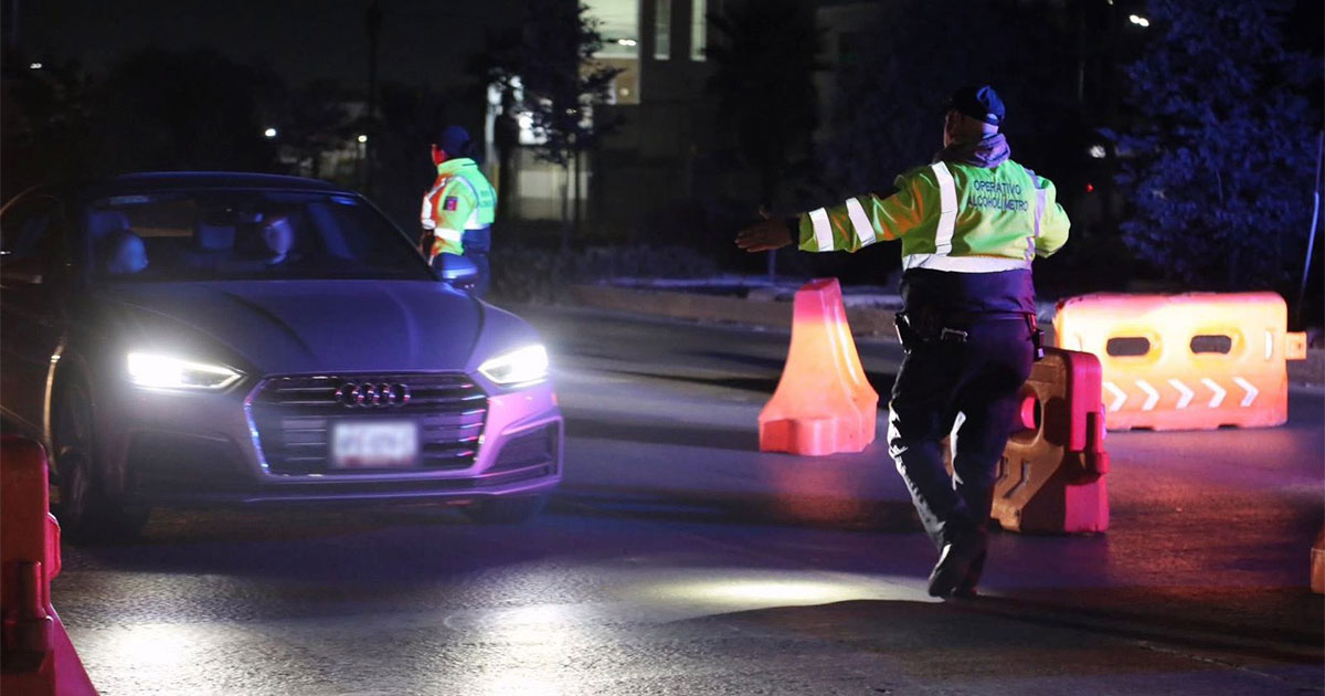 Operativos alcoholímetro refuerzan la conducción responsable en Pachuca