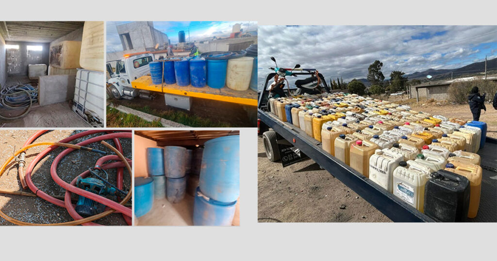 Hidalgo registra cifra histórica en aseguramiento de hidrocarburo