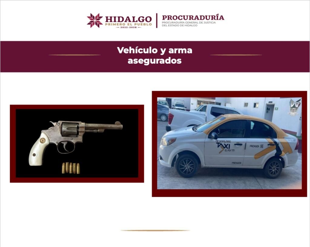 DETIENE AIC A PROBABLE RESPONSABLE DE NARCOMENUDEO, PORTACIÓN ILEGAL DE ARMA, ASALTO Y ROBO EN PACHUCA