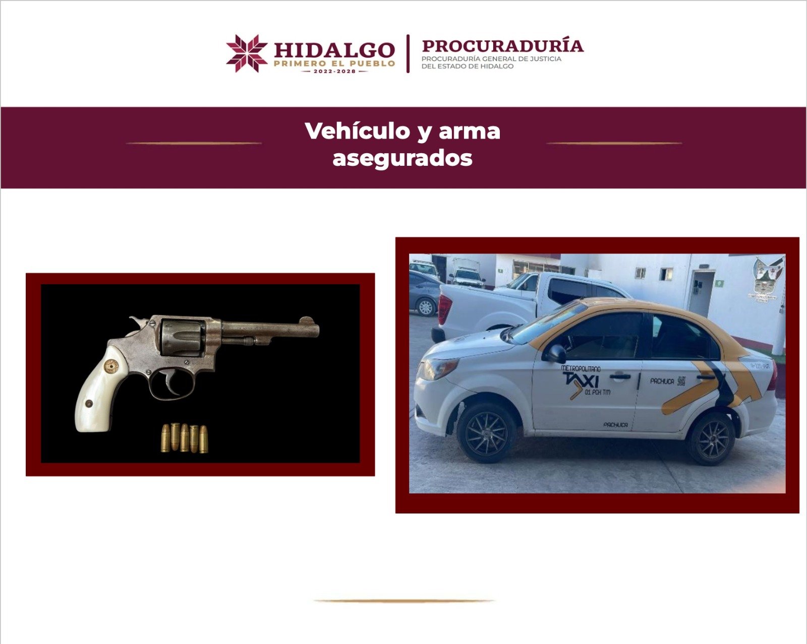 DETIENE AIC A PROBABLE RESPONSABLE DE NARCOMENUDEO, PORTACIÓN ILEGAL DE ARMA, ASALTO Y ROBO EN PACHUCA