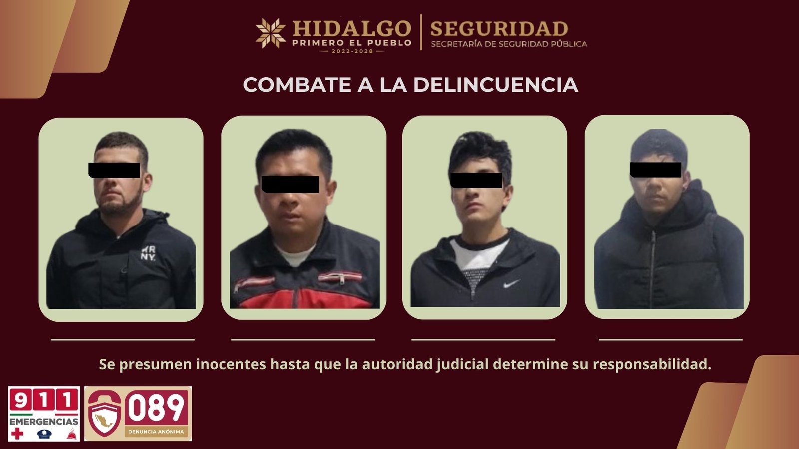 SSPH FRENA ROBO EN ATITALAQUIA Y RECUPERA EQUIPO VALUADO EN 1 MILLÓN DE PESOS