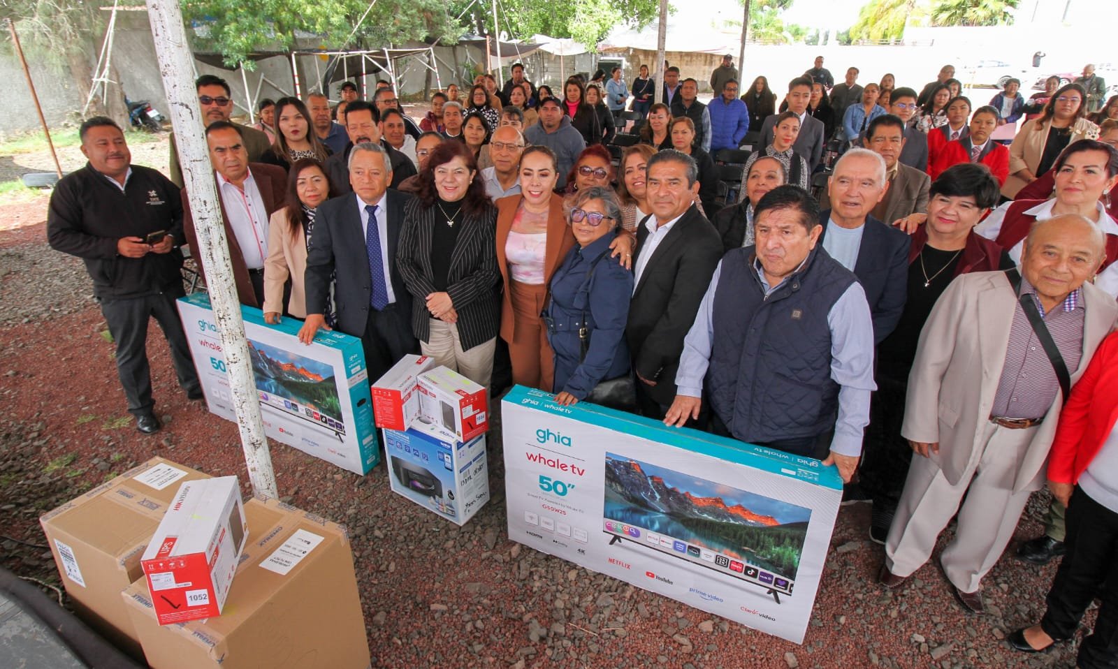 IHE fortalece espacios escolares en Actopan con cisternas y material de mantenimiento