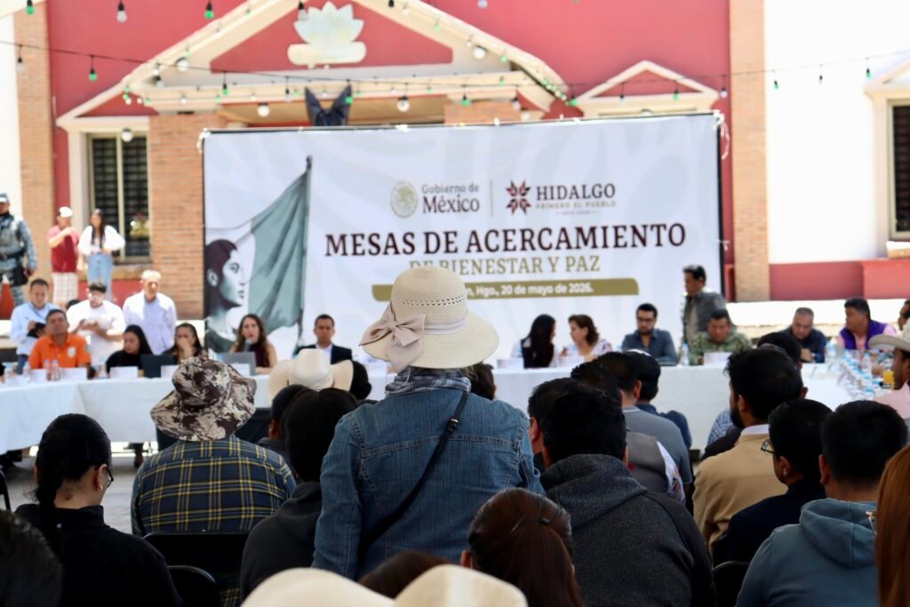 CON DIÁLOGO ABIERTO, GOBIERNO DE HIDALGO IMPULSA COMUNIDADES MÁS SEGURAS Y SOLIDARIAS DESDE SINGUILUCAN