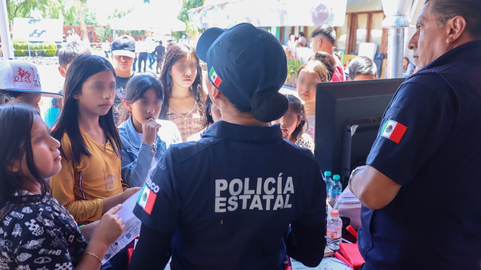 SSPH acerca Ciudad Policía a estudiantes de Tlanchinol 