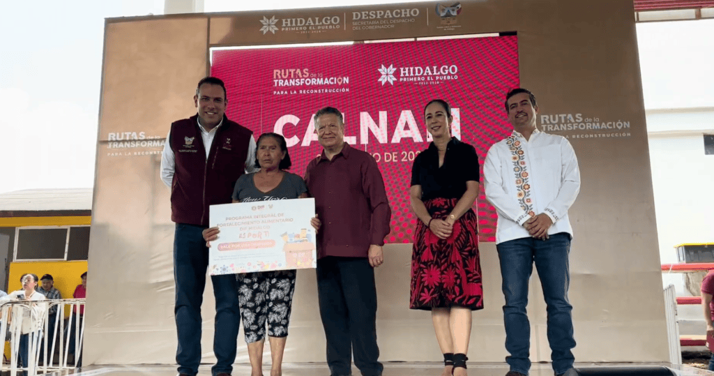 Julio Menchaca refuerza infraestructura de Calnali con más de 123 millones de pesos 