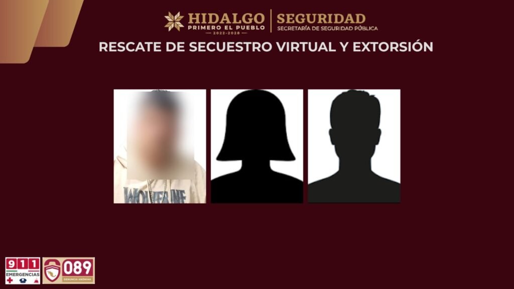  SSPH frustra secuestro virtual y evita el pago del rescate en Tulancingo de Bravo