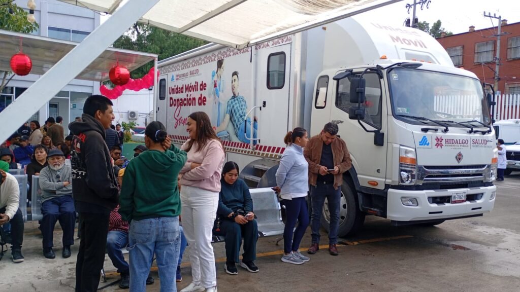 Donar sangre salva vidas; Unidad Móvil recorrerá hospitales de Hidalgo