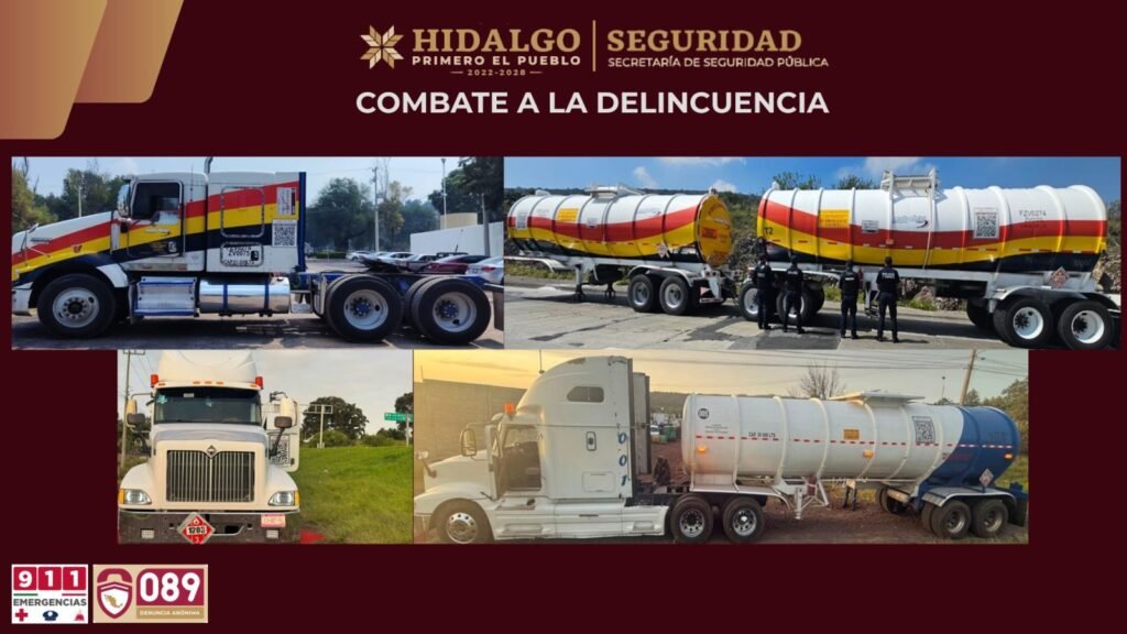 Doble golpe al huachicol en Hidalgo: SSPH recupera 90 mil litros de combustible robado en Tula y Singuilucan
