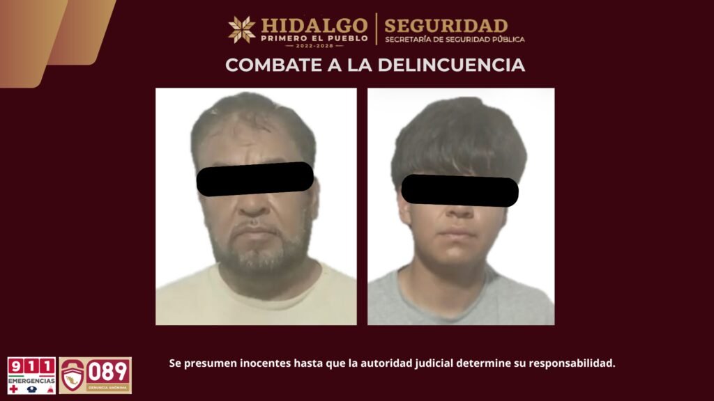 SSPH asegura a dos personas con hidrocarburo de procedencia ilícita en Ixmiquilpan