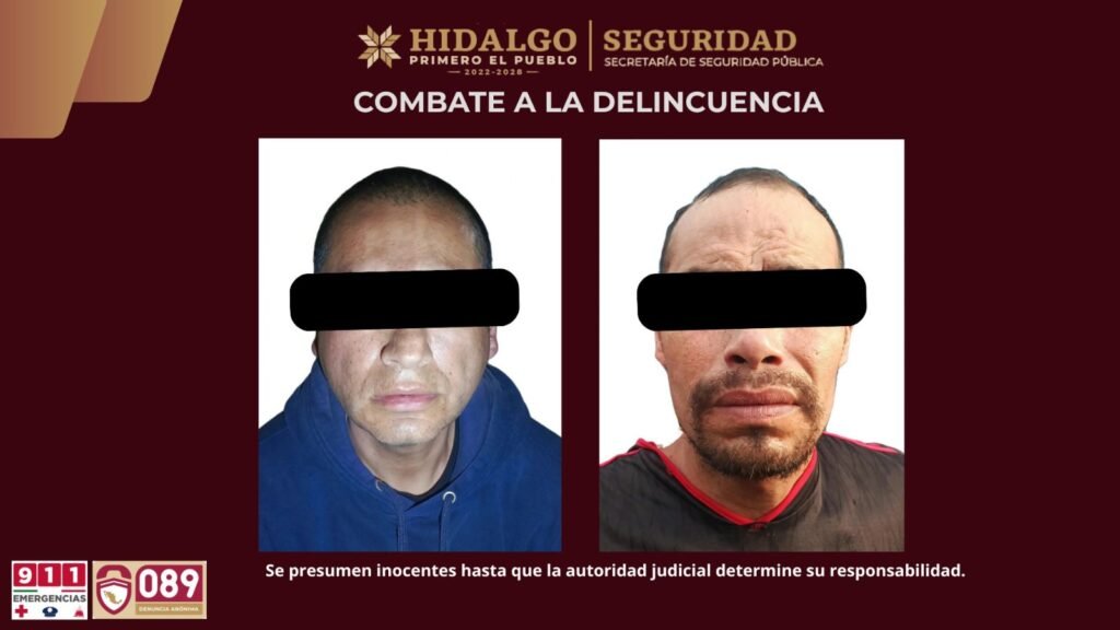 Desarticula dos presuntos puntos de venta de droga en Mineral del Monte